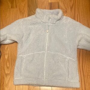 Athleta Girl Cozy blue Fleece Jacket